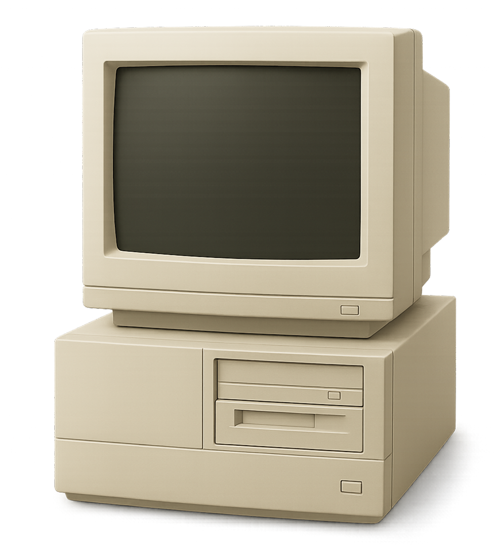 Image of a vintage computer